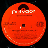GLORIA GAYNOR / ANYBODY WANNA PARTY?