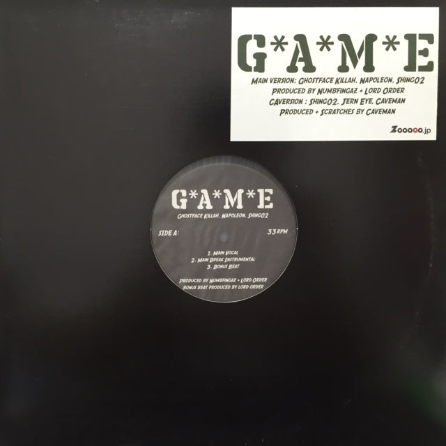 GHOSTFACE KILLAH & NAPOLEON & SHING02 / GAME – TICRO MARKET
