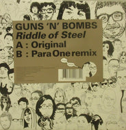 GUNS N' BOMBS / RIDDLE OF STEEL
