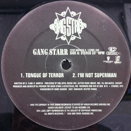 GANG STARR / TONGUE OF TERROR