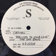 GAP BAND / ADDICTED TO YOUR LOVE
