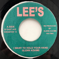 GLEN ADAMS / I Want To Hold Your Hand / She's So Fine