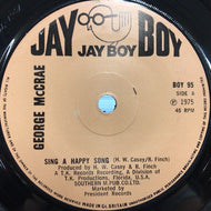 GEORGE McCRAE / SING A HAPPY SONG