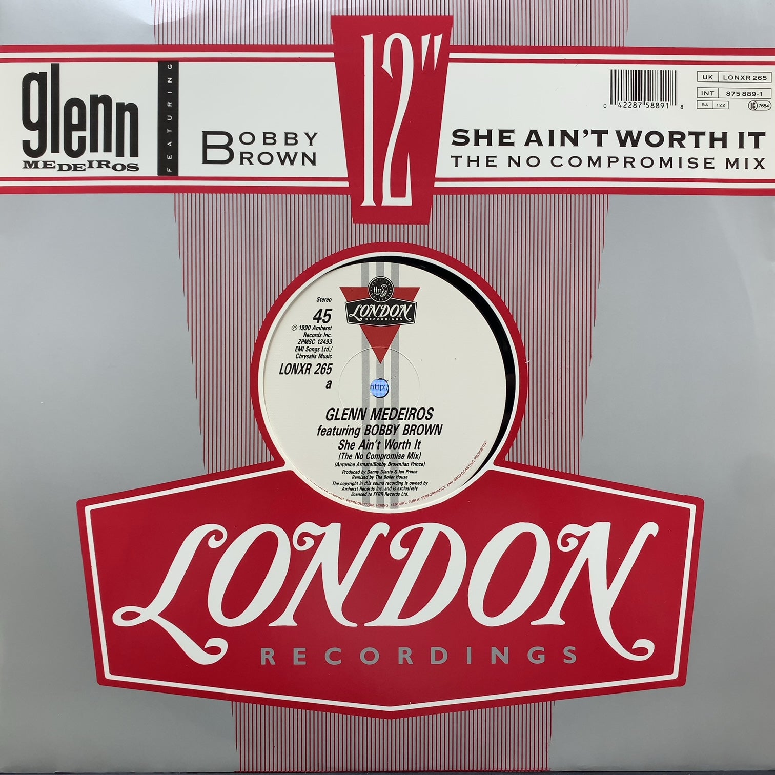 GLENN MEDEIROS / SHE AIN'T WORTH IT – TICRO MARKET