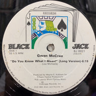 GWEN McCRAE / Do You Know What I Mean?