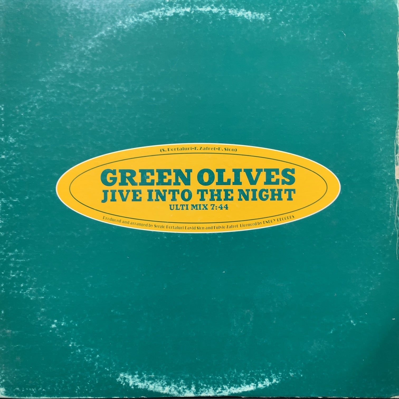 JIVE INTO THE NIGHT(ULTI MIX)/GREEN OLIVES - レコード