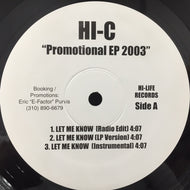 HI-C / PROMOTIONAL EP 2003