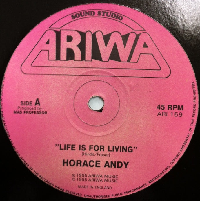 HORACE ANDY / LIFE IS FOR LIVING / THE SYSTEM IS A  FRAUD