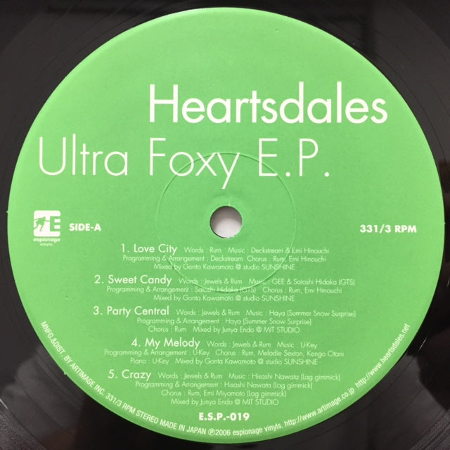HEARTSDALES / ULTRA FOXY E.P. – TICRO MARKET