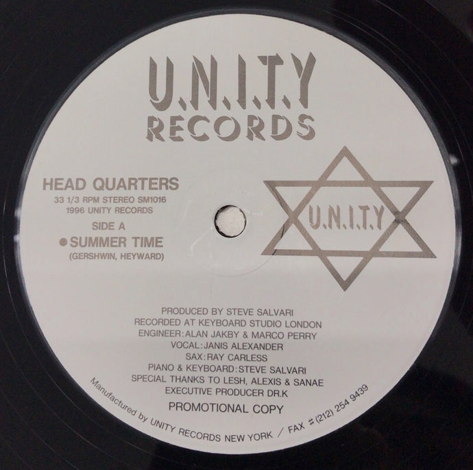 HEAD QUATERS / Summer Time / Groovin'