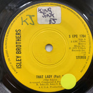 ISLEY BROTHERS / THAT LADY (PART 1 & PART 2)