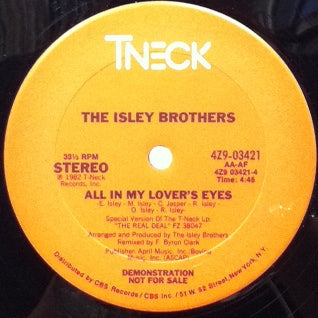 ISLEY BROTHERS / ALL IN MY LOVER'S EYES