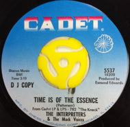 INTERPRETERS / THE KNACK / TIME IS OF THE ESSENCE