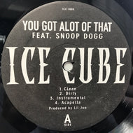 ICE CUBE / YOU GOT ALOT OF THAT / CHROME AND PAINT