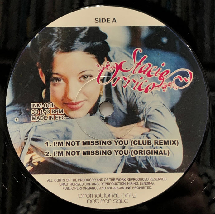 STACIE ORRICO / I'm Not Missing You (Club Remix)