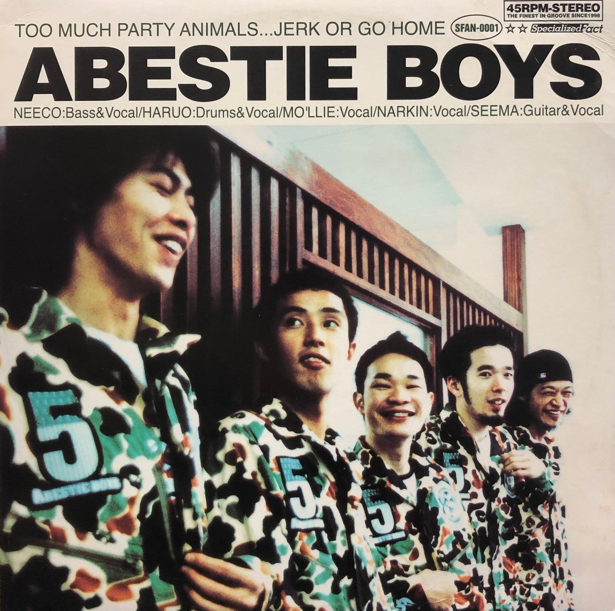 ABESTIE BOYS / Too Much Party AnimalsJerk Or Go Home (SFAN-0001