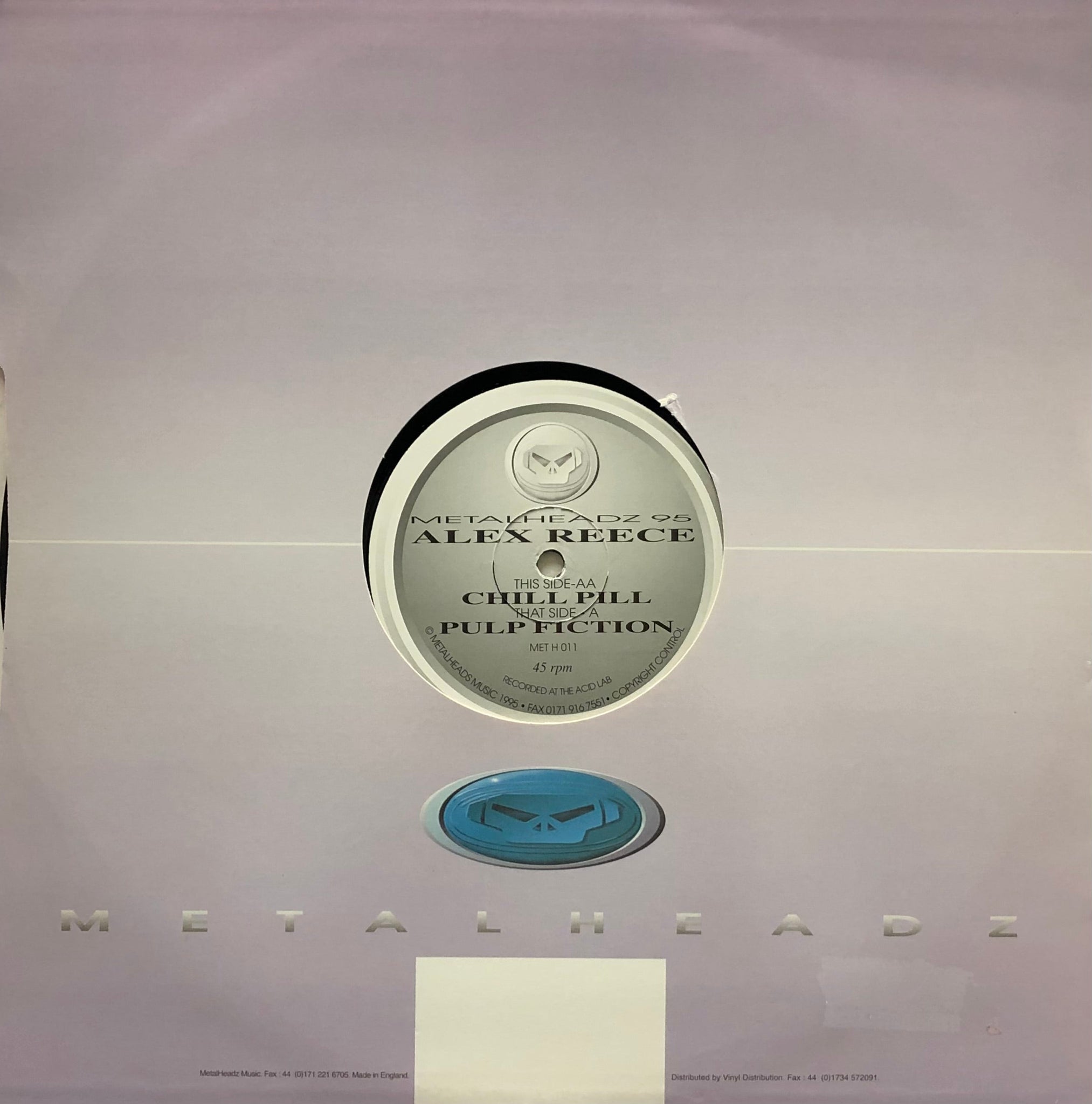ALEX REECE / Pulp Fiction (Metalheadz, MET H 011, 12inch) – TICRO MARKET