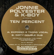 JONNIE POLYESTER & K-BOY / Ten Percent (Blackbooty, BBJK007, 12inch)