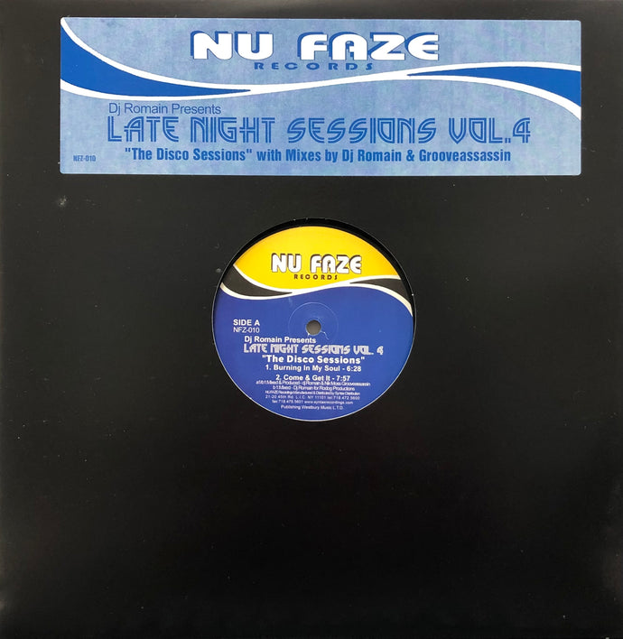 DJ ROMAIN / Late Night Sessions Vol. 4 (Nu Faze, NFZ010, 12inch)