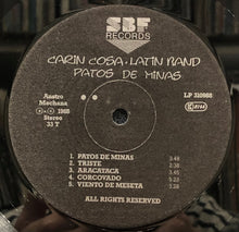 画像をギャラリービューアに読み込む, CARIN COSA LATIN BAND / Patos De Minas (SBF, 310988, LP)

