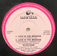 HI- VOLTAGE / Love Is The Message (Rams Horn, RHR 3811, 12inch)