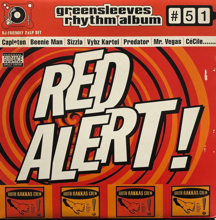 V.A. (Capleton, Beenie Man) / Red Alert! (Greensleeves, GRELD 751, 2LP)