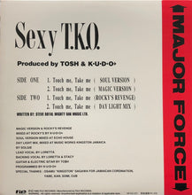 画像をギャラリービューアに読み込む, SEXY T.K.O. / Touch Me, Take Me (Major Force, MFAD-057, 12inch)
