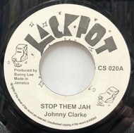 JOHNNY CLARKE / Stop Them Jah (Jackpot, CS 020, 7inch)