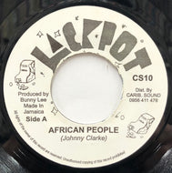 JOHNNY CLARKE / African People (Jackpot, CS10, 7inch)