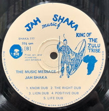 画像をギャラリービューアに読み込む, JAH SHAKA / The Music Message (Jah Shaka Music, SHAKA 777, 12inch)

