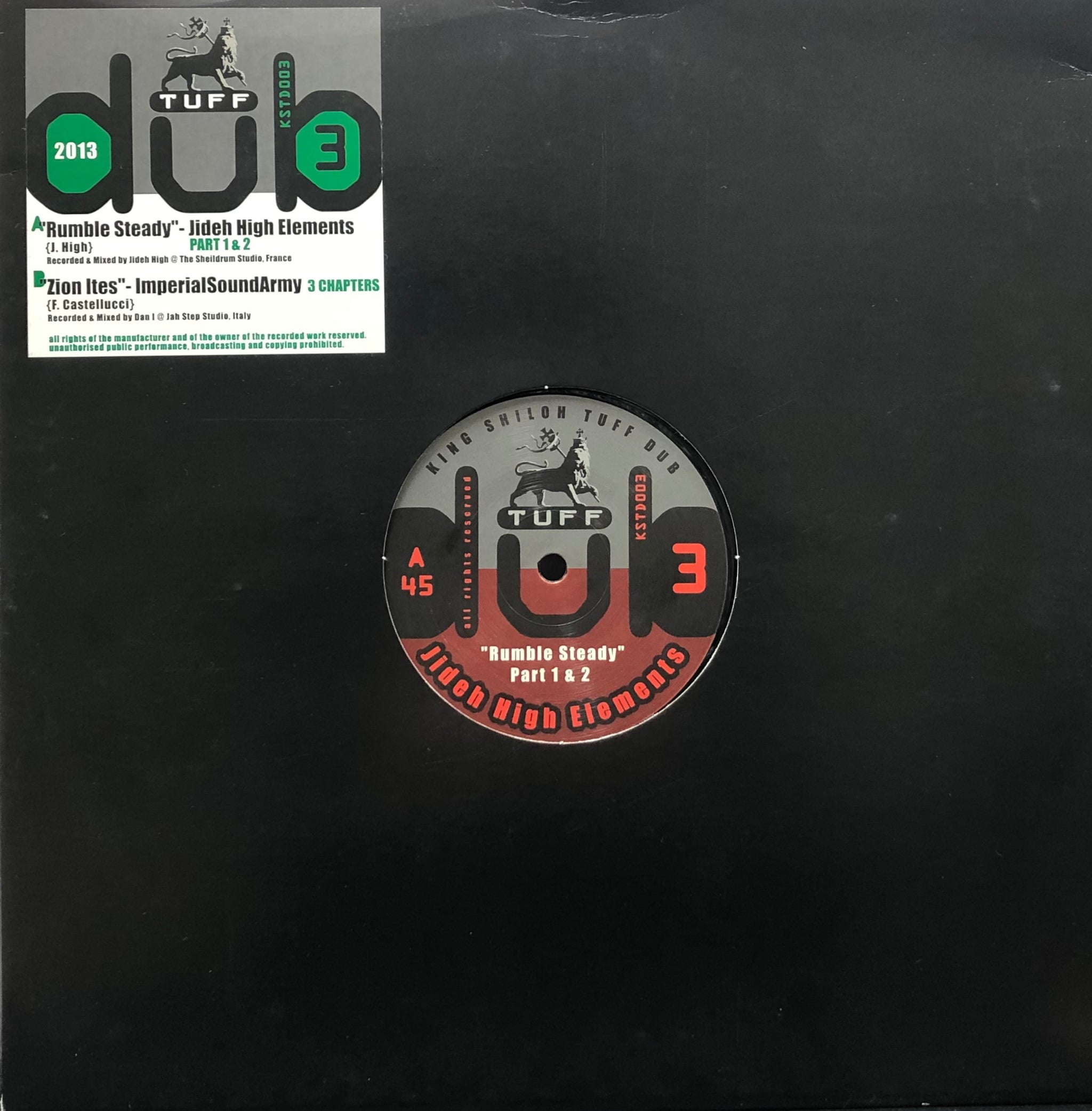 JIDEH HIGH ELEMENTS - IMPERIAL SOUND AARMY / Rumble Steady