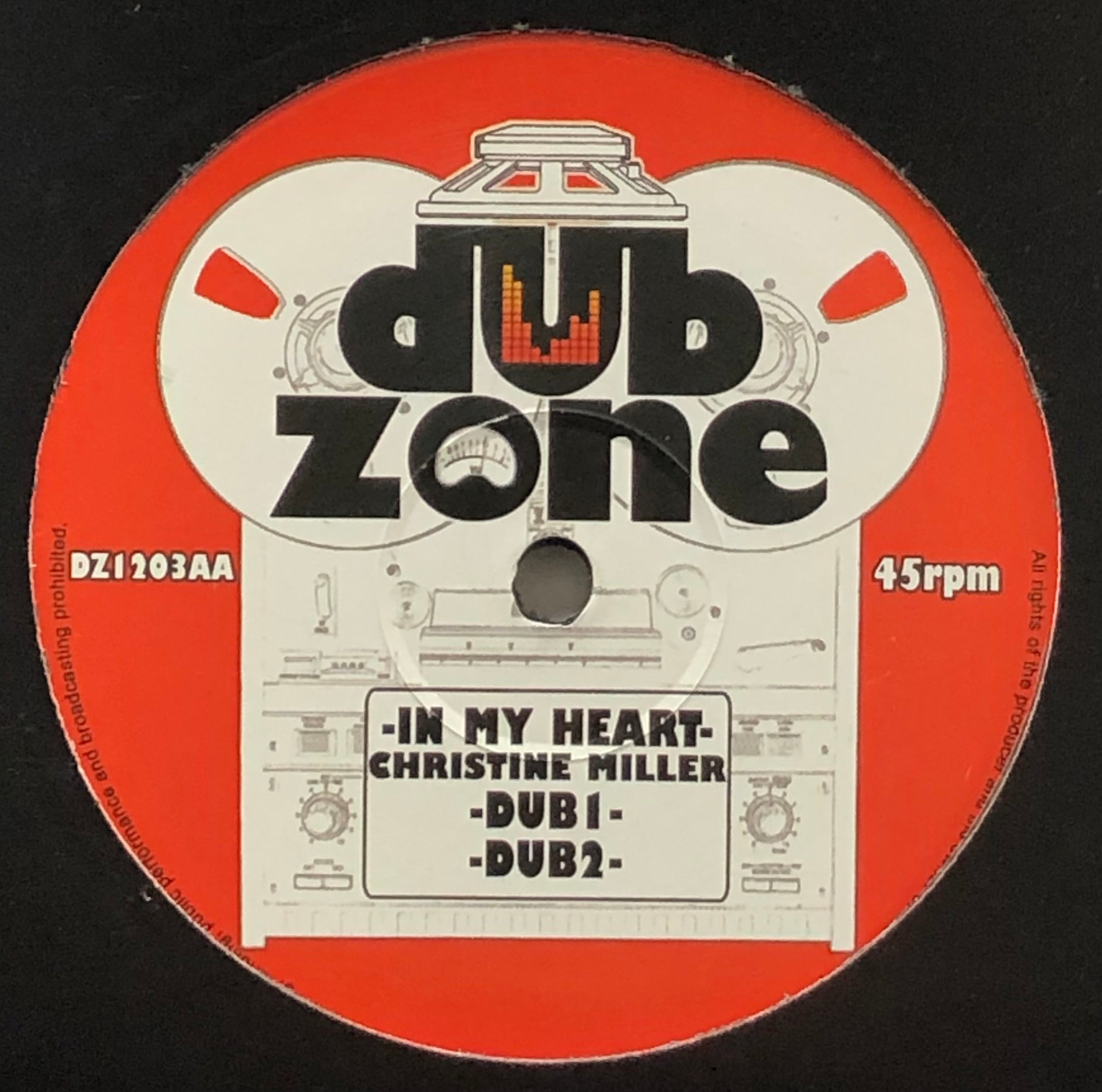 Dubzzone Rapper KENNY KNOTS - CHRISTINE MILLER / Jah Love / In My Heart (Dubzone, DZ12 ...