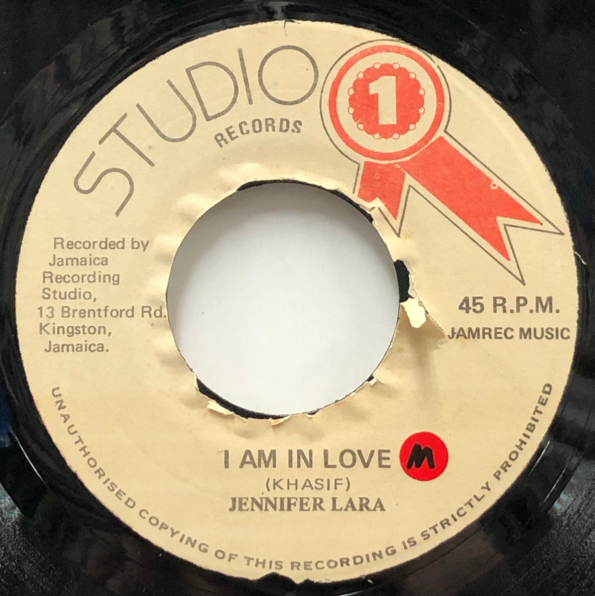 JENNIFER LARA / I Am In Love (Studio One, 7inch) – TICRO MARKET