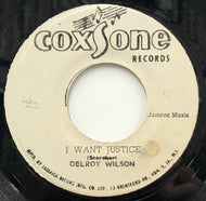 DELROY WILSON / I Want Justice / Low Minded People (Coxsone, FC6567, 7inch)