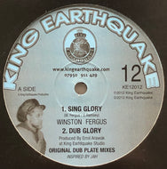 WINSTON FERGUS / Sing Glory / A Vision (King Earthquake, ke12012, 12inch)