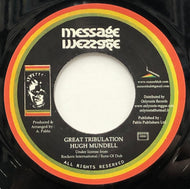 HUGH MUNDELL / Great Tribulation (Message, none, 7inch)