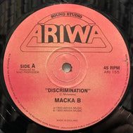 MACKA B - MAD PROFESSOR / Discrimination / Colonial Mentality (Ariwa, ARI 155, 12inch)