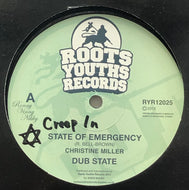 Christine Miller - DISCIPLES / State Of Emergency / War (Roots Youths, RYR12025, 12inch)