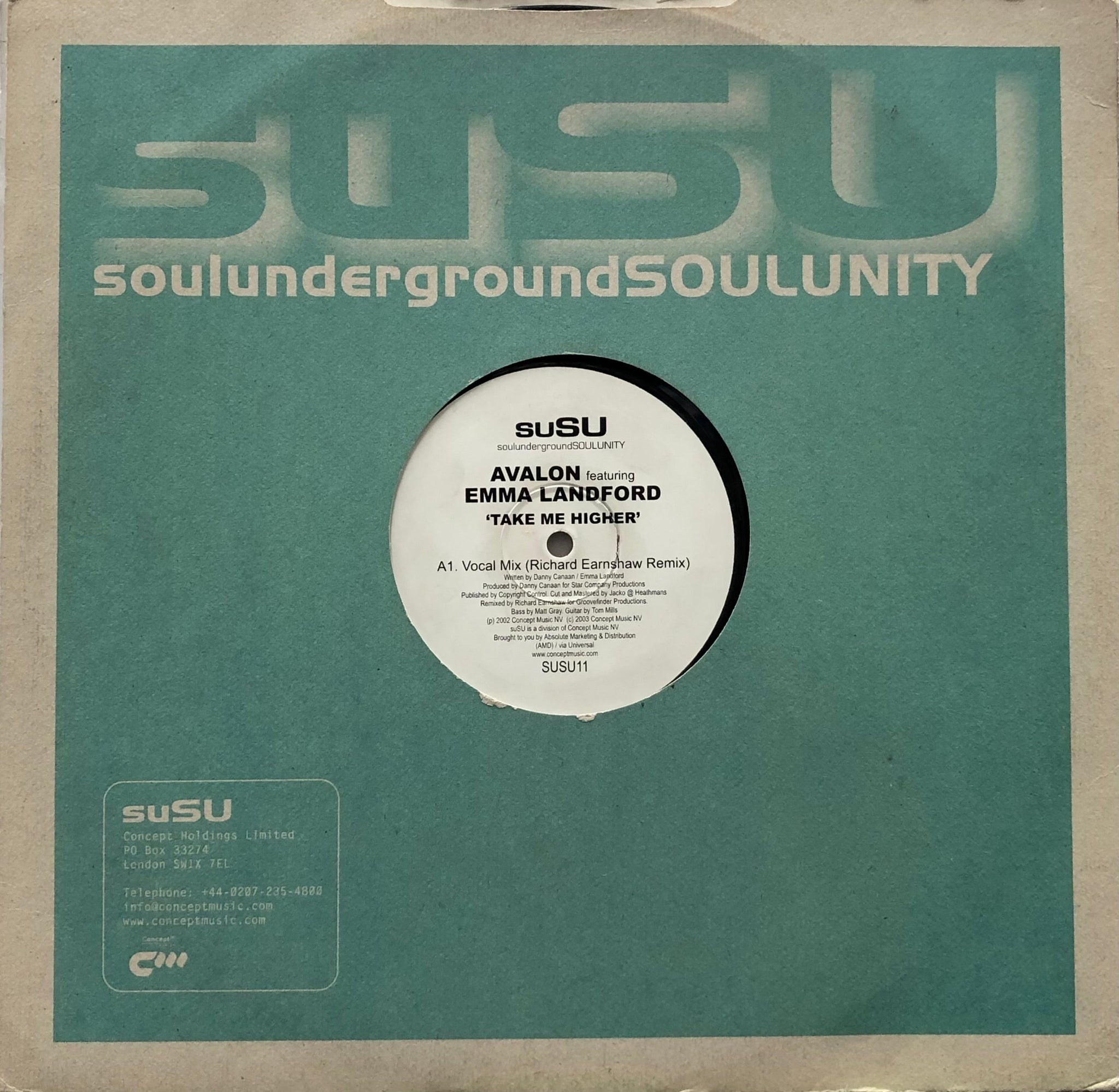 名盤Avalon ft.Emma LandfordTake Me Higher