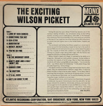 画像をギャラリービューアに読み込む, WILSON PICKETT / The Exciting Wilson Pickett (Atlantic, 8129, LP)
