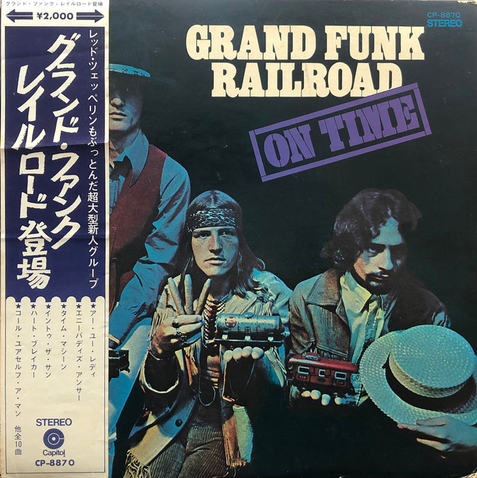 GRAND FUNK RAILROAD / On Time 帯付 (Capitol, CP-8870, LP)