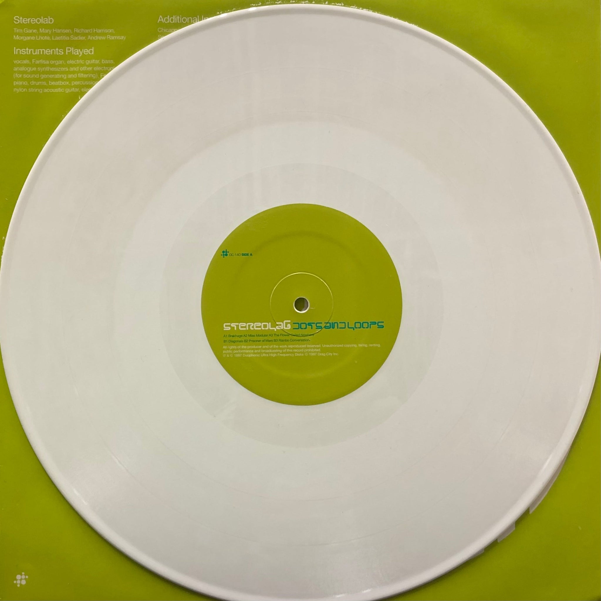 STEREOLAB / Dots And Loops (White and Blue Green Marble Vinyl
