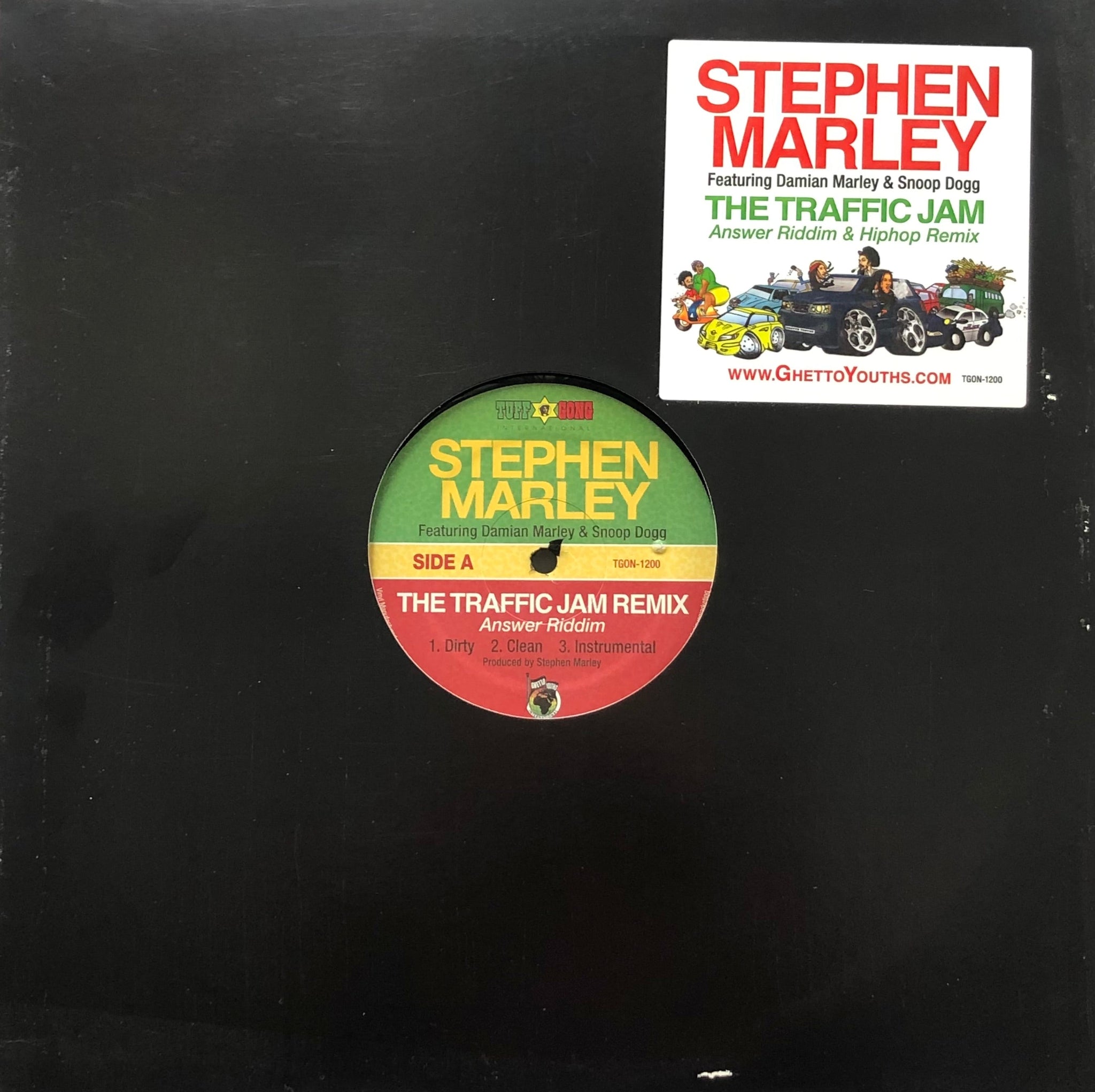 STEPHEN MARLEY / The Traffic Jam Remix (Tuff Gong, TGON-1200 STEPHEN MARLEY / The Traffic Jam Remix (Tuff Gong, TGON-1200