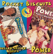 POCKET BISCUITS ポケットビスケッツ / Yellow Yellow Happy / Power (Universal Music, PROT-7204, 7inch)