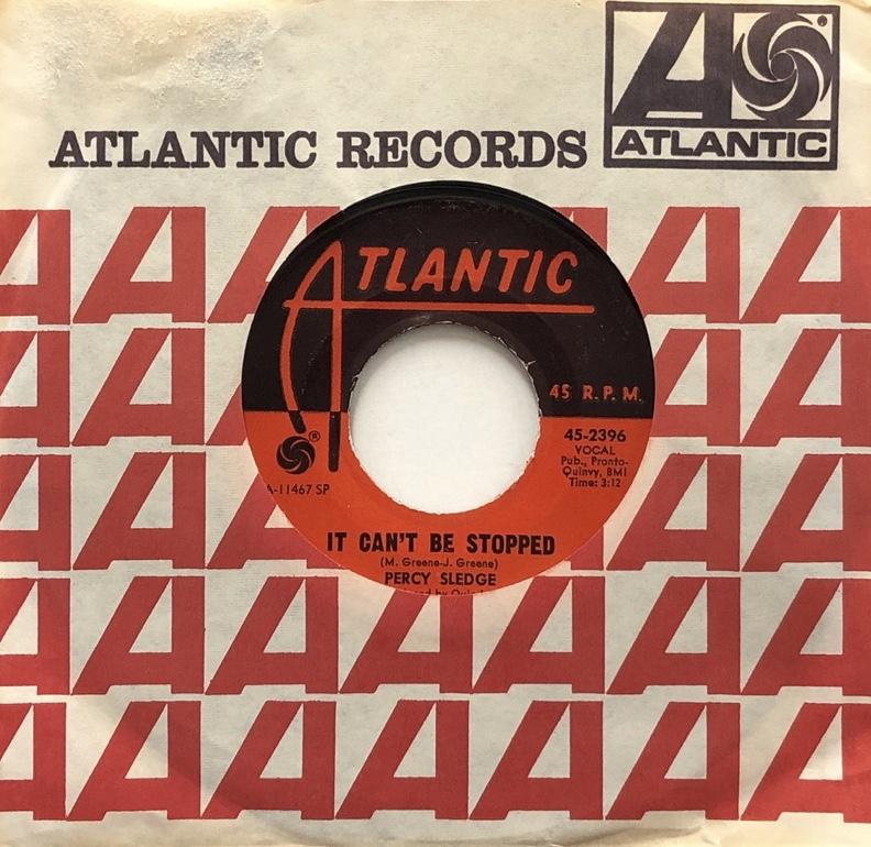 PERCY SLEDGE / Out Of Left Field / It Can't Be Stopped (45-2396