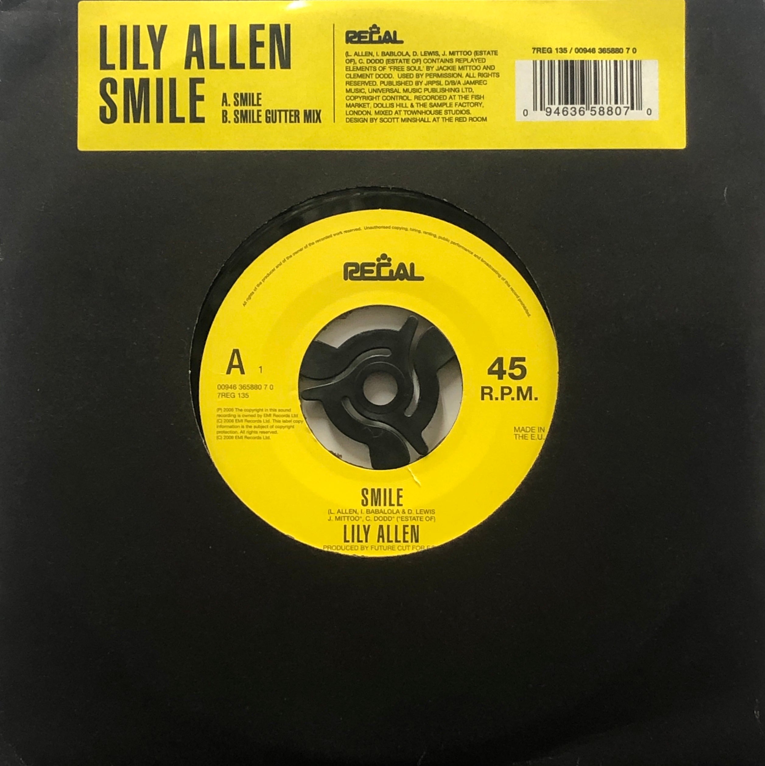 レコード　7inch  LILY ALLEN