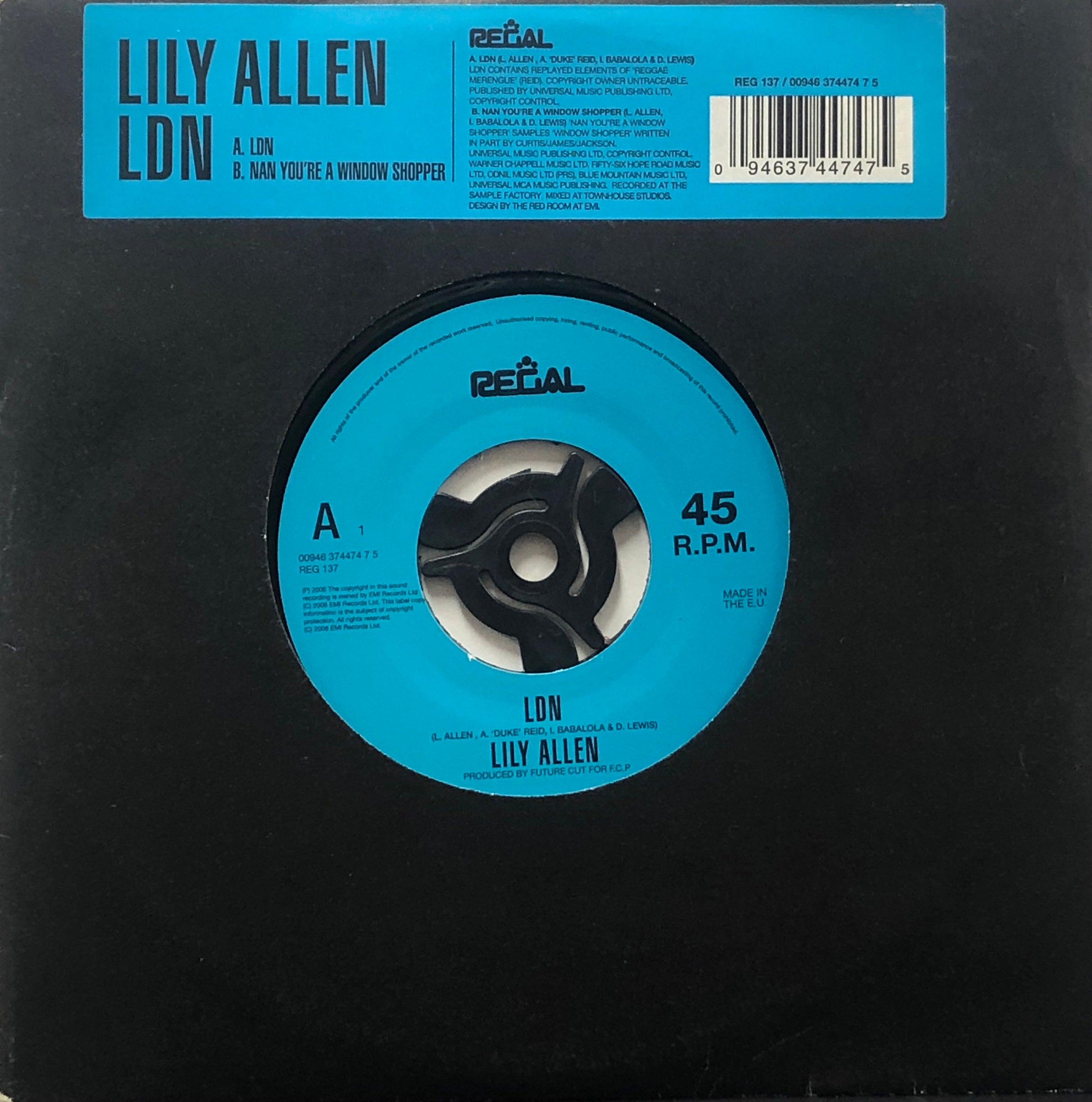 レコード　7inch  LILY ALLEN