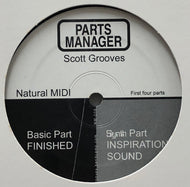 SCOTT GROOVES / Parts Manager (First Four Parts) (NM-008)