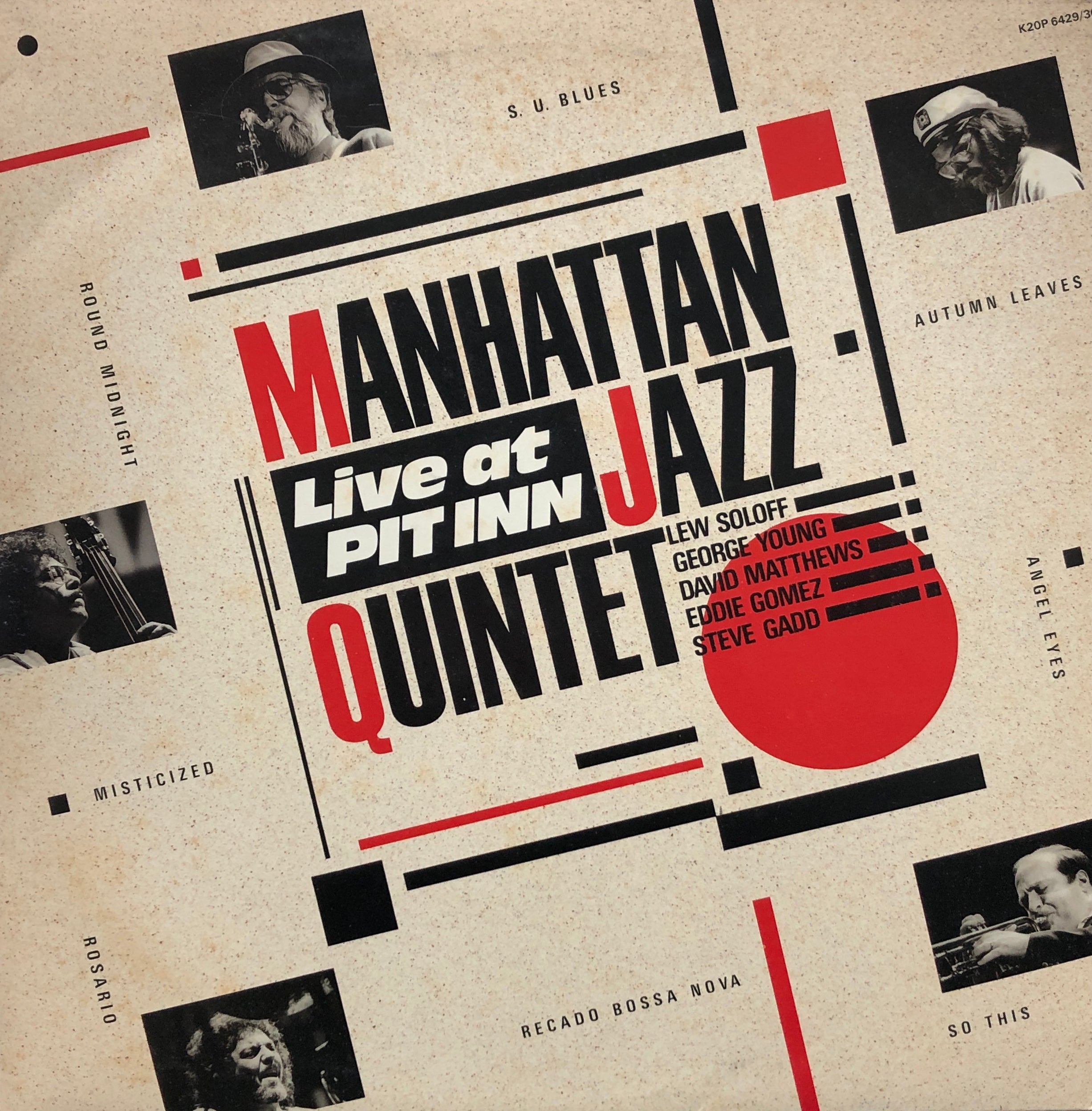 MANHATTAN JAZZ QUINTET / Live At Pit Inn (K20P 6429/30) – TICRO MARKET