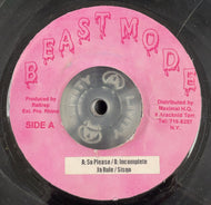 SO PLUSH Feat. JA RULE / Damn / Sisqo / Incomplete 7inch